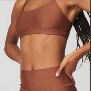 Alo Yoga Airlift Rust set - sports bra Small - leggings XS
